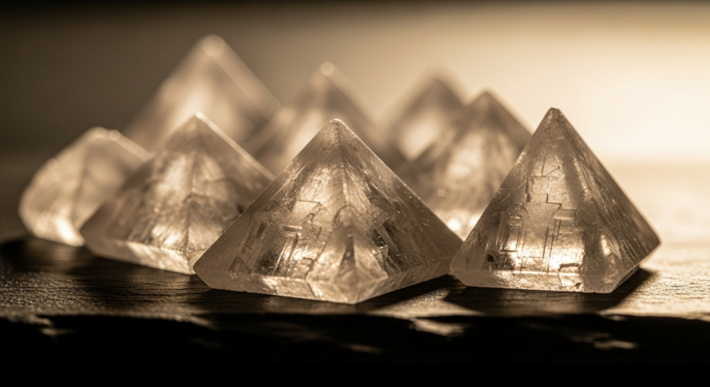 Bali Pyramid Salt - stunning geometric crystal formations